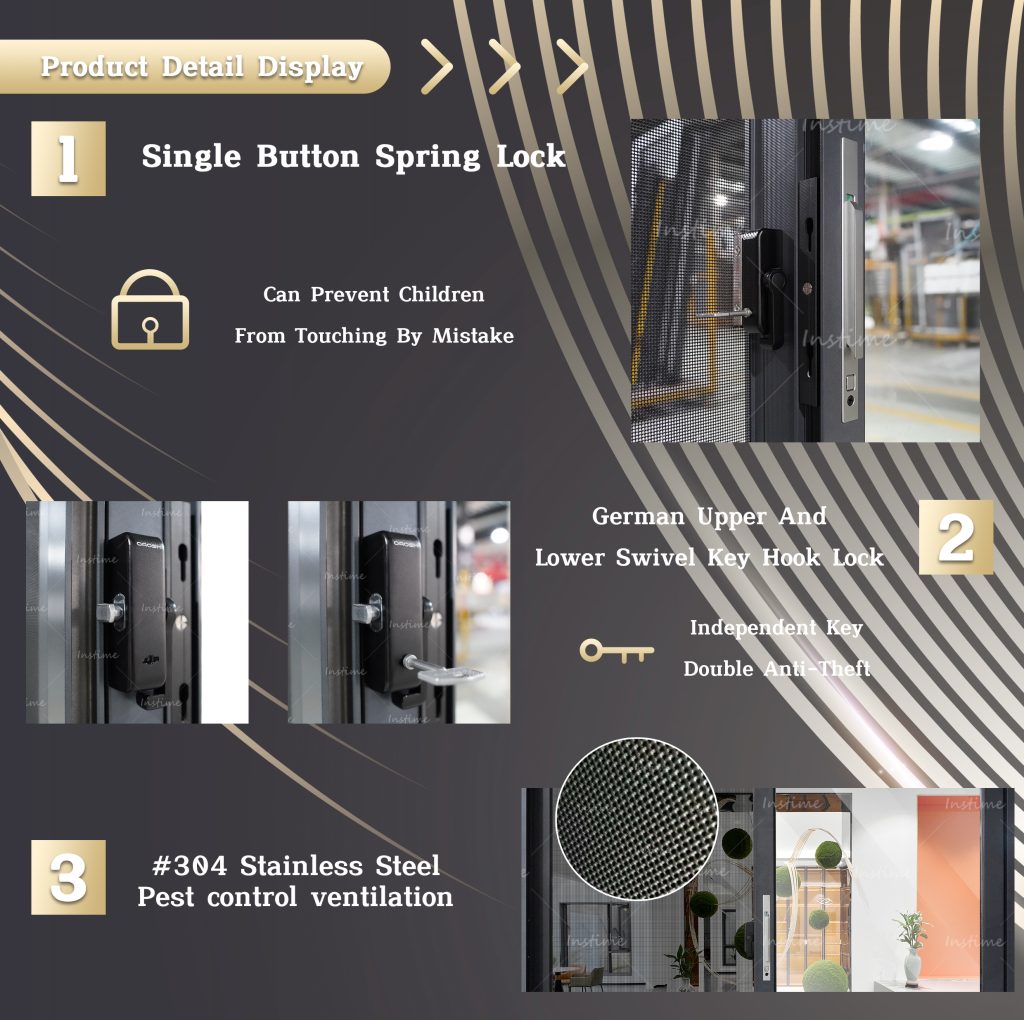 Instime Aluminum Sliding Windows Price Philippines Sliding Windows With Mosquito Net For Villa And House - Aluminum Window - 3