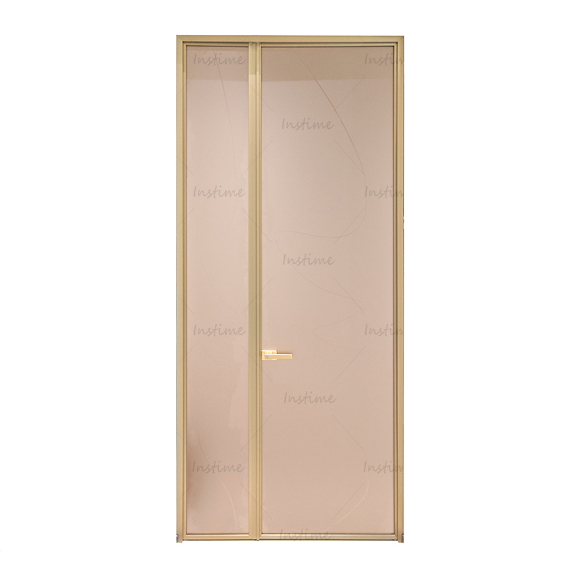 Instime Fire Retardant Energy-Saving Casement Door Hot Sale Modern Style Aluminium Fireproof Door For House