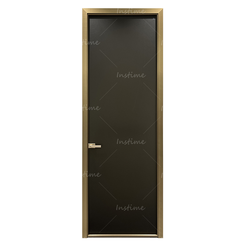 Instime Luxury Latest Design Aluminum Bifold Door Single Leaf Steel Exterior Door Models Prices Modern For Villa