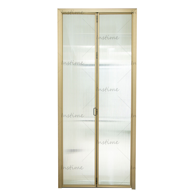 Instime Top window Aluminium Cheap Folding Window Aluminum Bi Fold Bifold Windows Price Aluminum Double Glass Bifold Door Villa