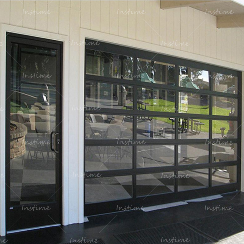 Instime China Factory Hot Sell Cheap Sectional Automatic Security Garage Doors For Villa