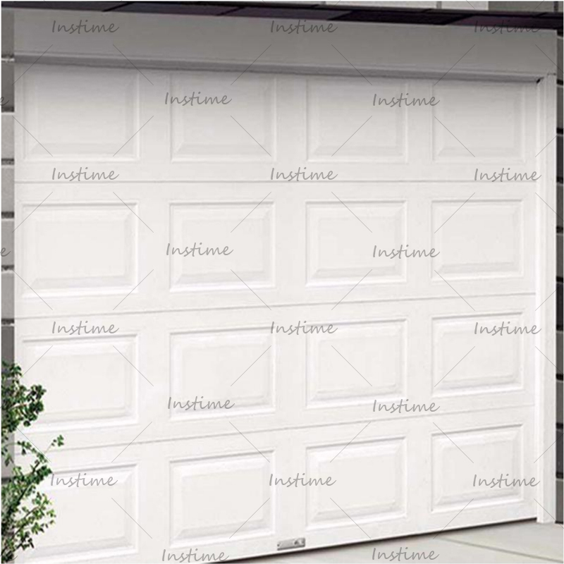 Instime Villa Architecture Modern Style Automatic Modular Glass Aluminum Garage Door For House
