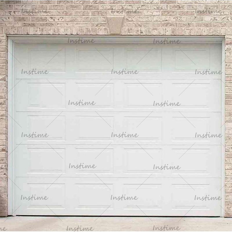 Instime Aluminum Opener Glass Steel Sectional Automatic Garage Door Factory Price With Motor For House