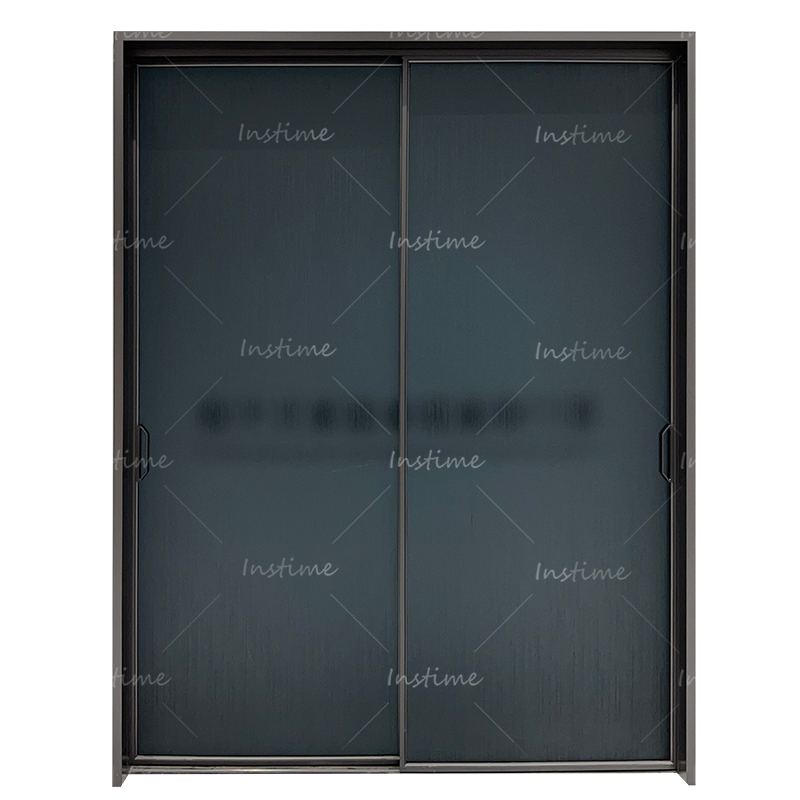 modern single aluminium sliding door