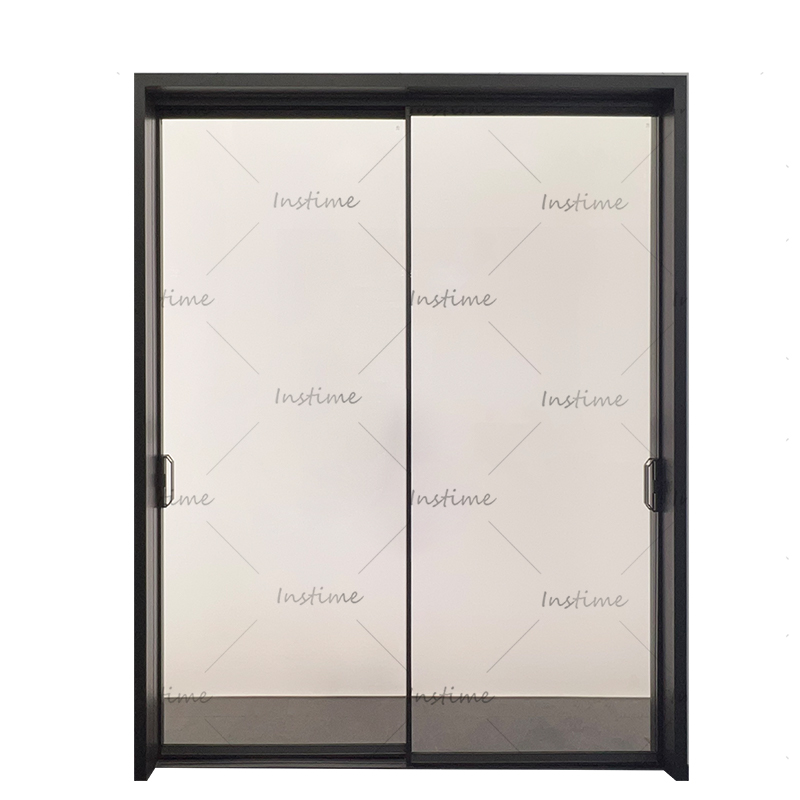 Instime High Quality Aluminium Double Tempered Glass Sliding Doors High Quality Energy Efficient Sliding Door For House