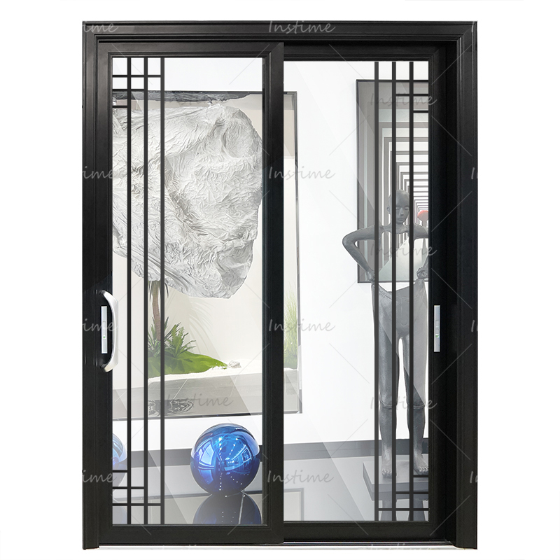 Instime Hurricane Proof Impact Large Glass Aluminum Sliding Door For Living Room - Aluminum Door - 1