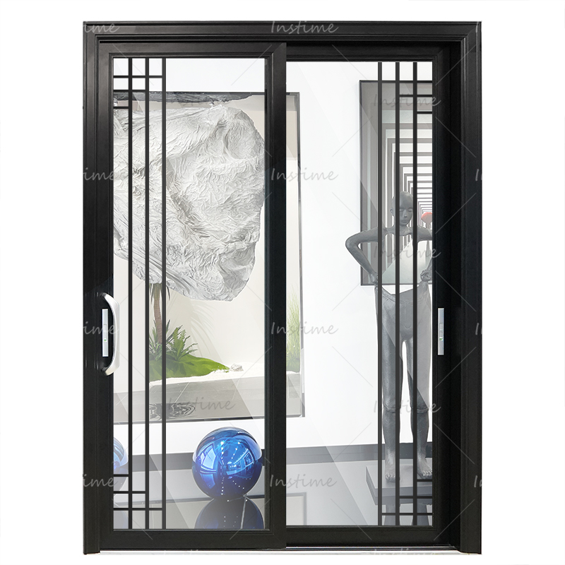 Instime Hurricane Proof Impact Large Glass Aluminum Sliding Door For Living Room