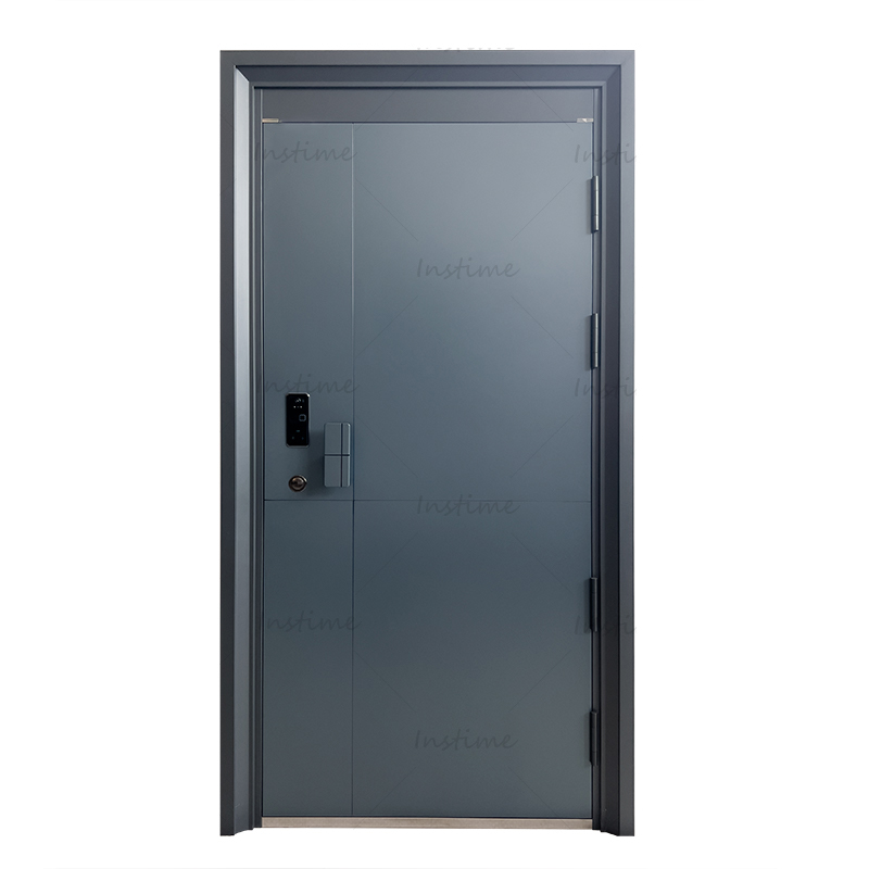 Instime Luxury Design Stainless Steel Entrance Door Exterior Security Front Pivot Door Modern Entry Black Pivot Door For House