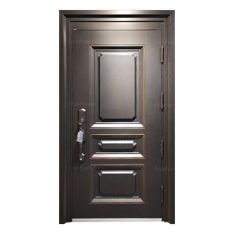 Instime Best Price Top Supplier Modern Design Best Quality Metal Galvanized Security Steel Door For House