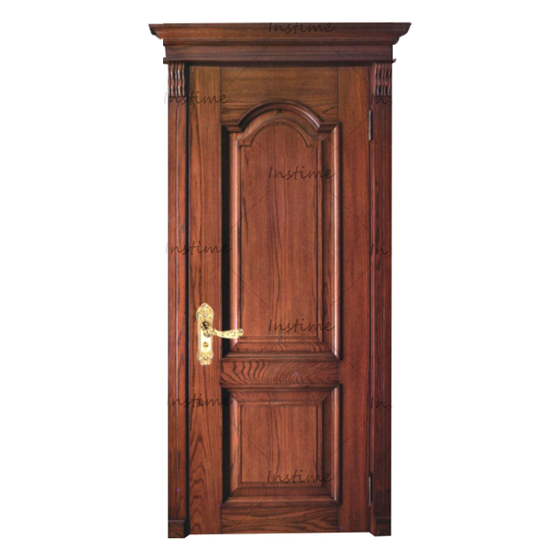 Instime 2023 Fashionable Designs Simple High Quality Interior Solid Bedroom Soundproof Wood Door For House