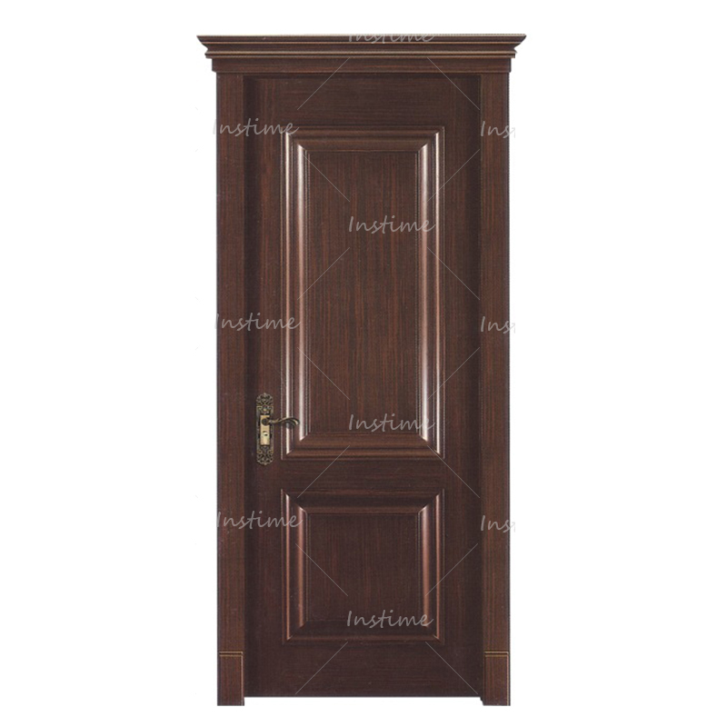 Instime Original Factory Front Door High Quality Exterior Doors External Solid Wooden Entry Door For House