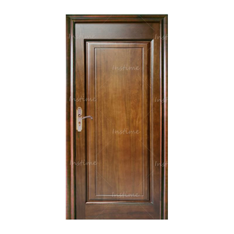 Instime Modern Simple Design Soundproof Hotel Interior Solid Wooden Door Entrance For House Room