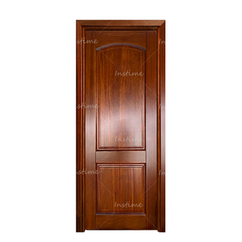 Instime Manufacturer High Quality Internal Room Solid Wooden Door Design Bedroom Modern Interior Wooden Door For House