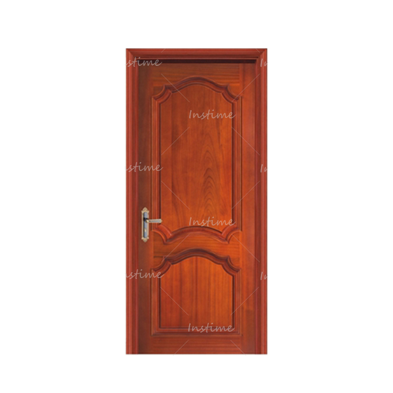 Instime Interior Solid French Entry Wooden Doors For Living Room For Internal Entrance With Factory Price For House