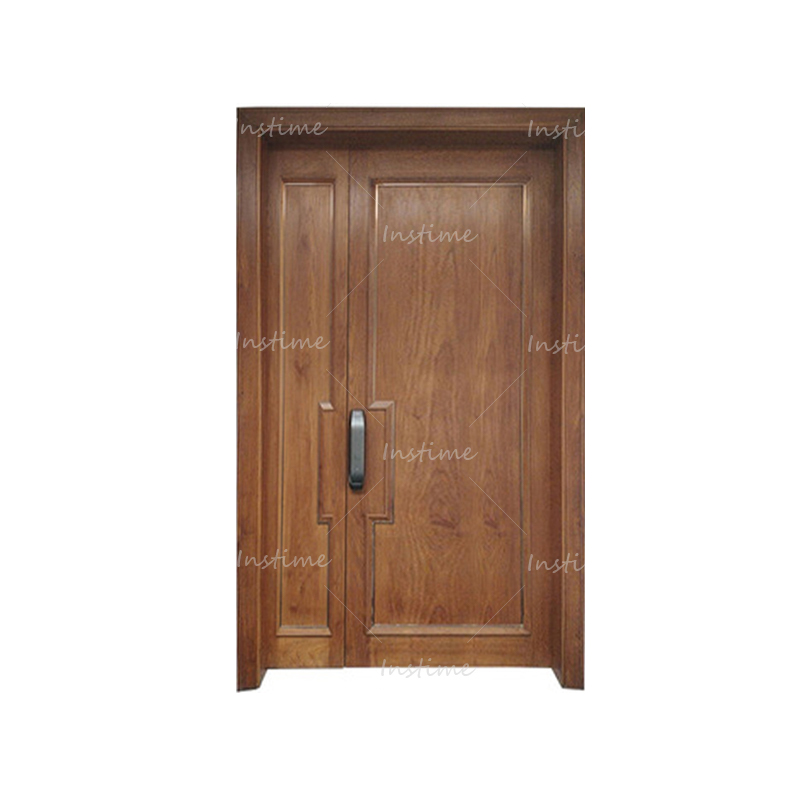 Instime Modern Design Soundproof Hotel Door Internal Bedroom Waterproof Solid Interior Wooden Doors For House