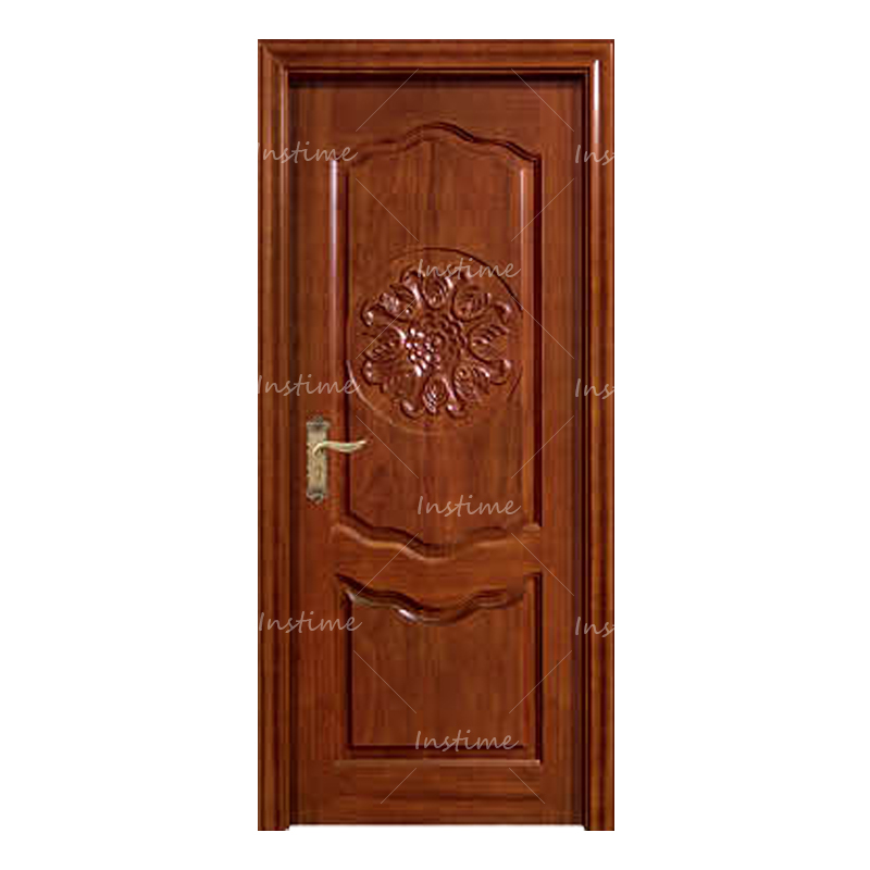 Instime First Class Solid Wood Internal Doors Top Quality Melamine Hotel Door Soundproof House Interior Wooden Doors For Bedroom