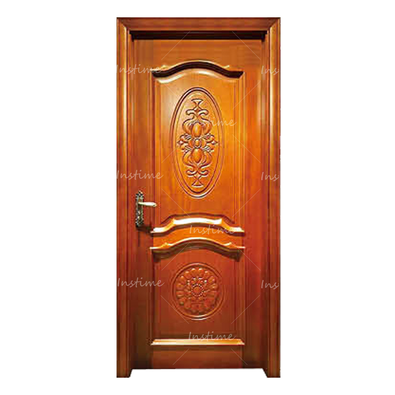 Instime Victorian Cheap Hot Sale Latest Design New America Style Insulated Solid Wood Pivot Door For House