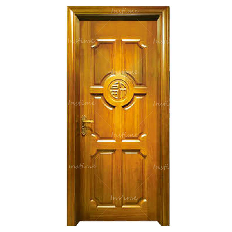 Instime South American Newest High Quality Swing Hard Solid Wood Door For Bedroom