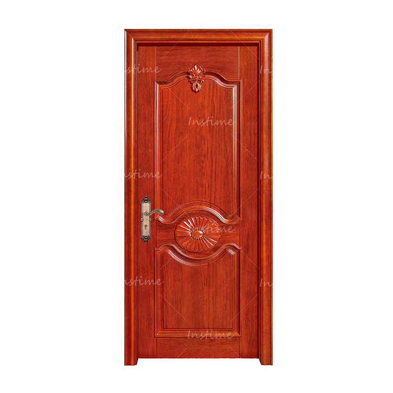 Instime American Easy Install Hard Design European Walnut Foreign Elegant Modern Wood Door For House