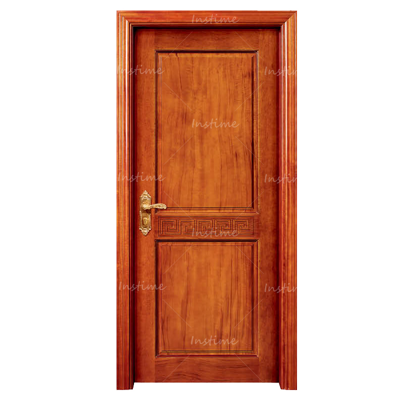 Instime Modern European Hotel Room Doors For Home Solid Wooden Door For Bedroom