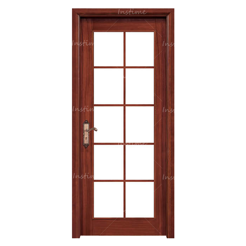 Instime Luxury Interior Bedroom Door Designs Barn Sliding Pine Wooden Swing Doors Frame Solid Wood Doors For House