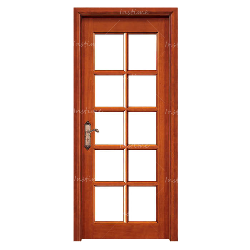 Instime New Professional Designs Custom Solid Wood Doors Latest Modern Design Water Proof Manufacturer Direct Sale For Villa