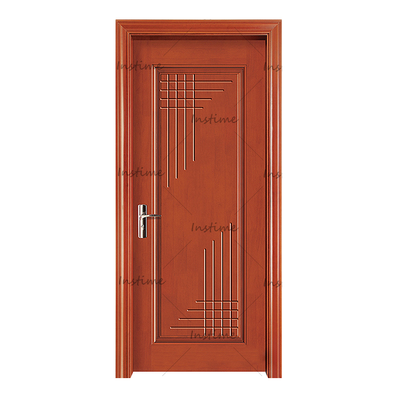 Instime 2023 Super Sell Sound Insulation Not Warp Cheap Price Wooden industrial door For Villa