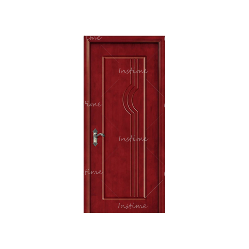 Instime Promotion Commercial Building Apartment House Room Flush Series Wood Veneer MDF Wooden Door For House
