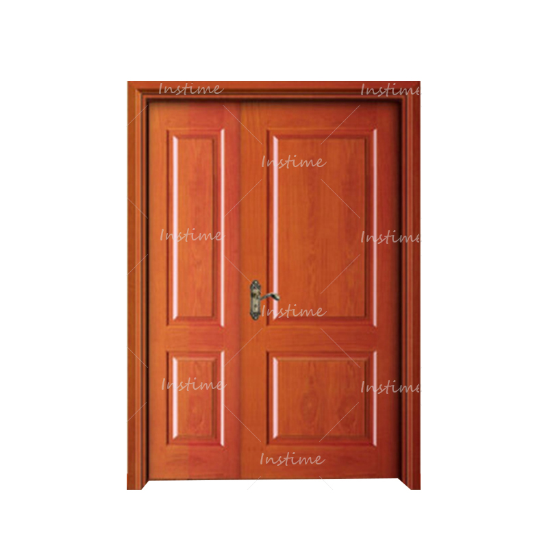 Instime Modern Simple Design Soundproof Hotel Interior Solid Wood Door Entrance For House Room