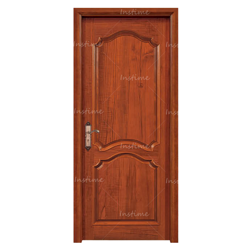 Instime 2023 European Standard Solid Wooden Door for interior door Home With Painting Surface Treatment For House