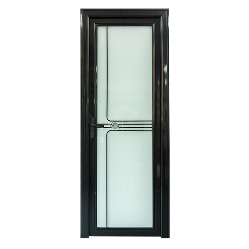 Instime Modern Aluminum Bathroom Door With Frosted Glass Doors For Bathrooms