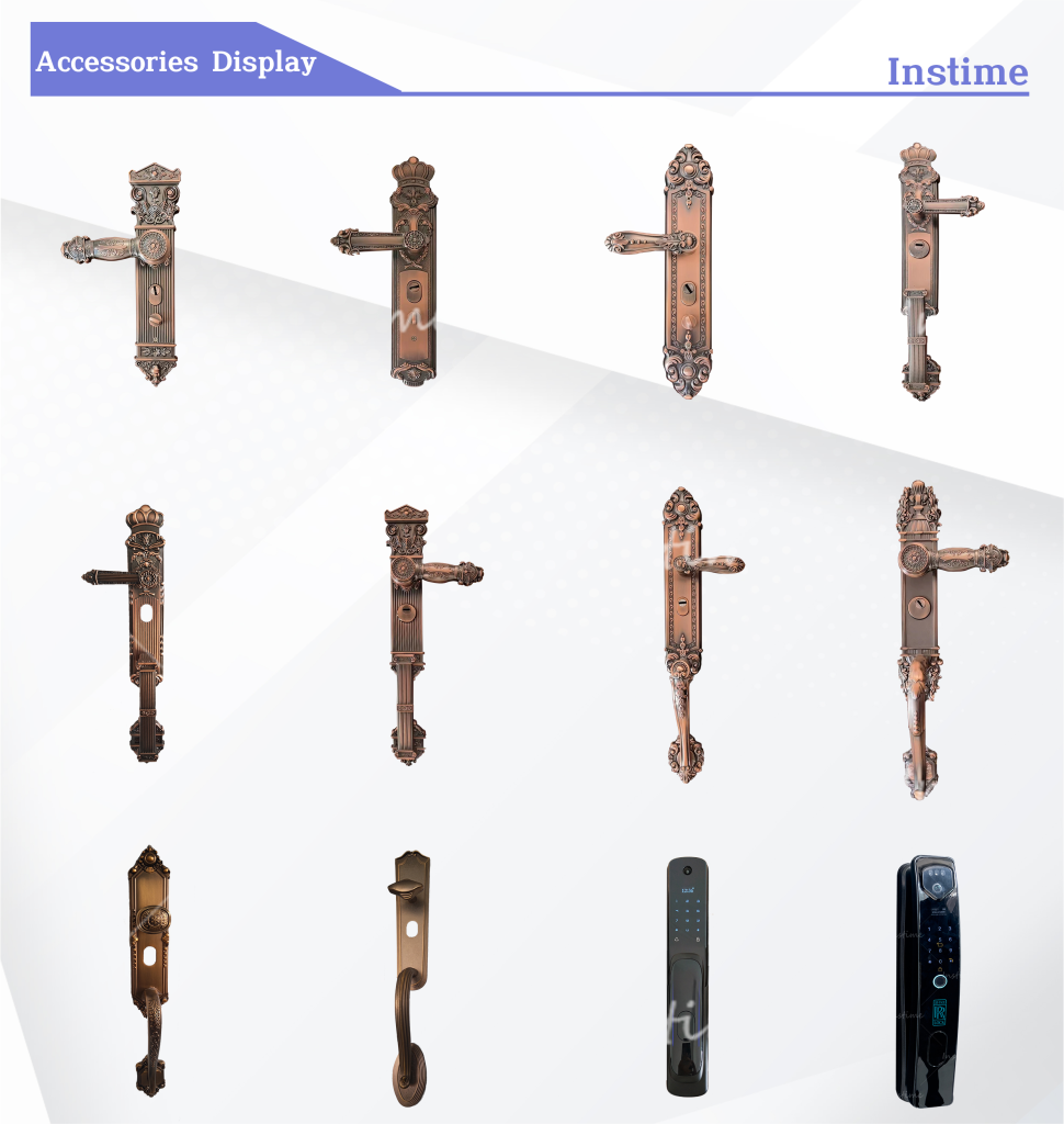 Instime Elegant Design Wholesale Price Rose Gold Anti Rust Burglar Proof Security 304 Stainless Steel Door - See All Categories - 4