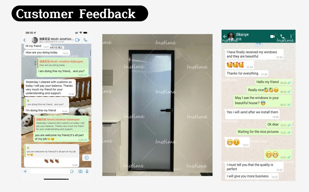 Instime Energy-Efficient Aluminum Alloy Door: Save Costs and the Environment - Aluminum Door - 7