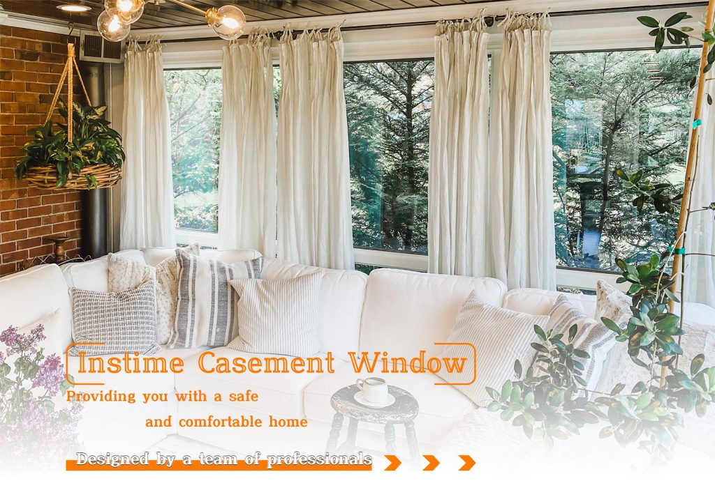 Instime French Double Glazed Sliding Window Aluminum Frame Casement Window For House - Aluminum Window - 2