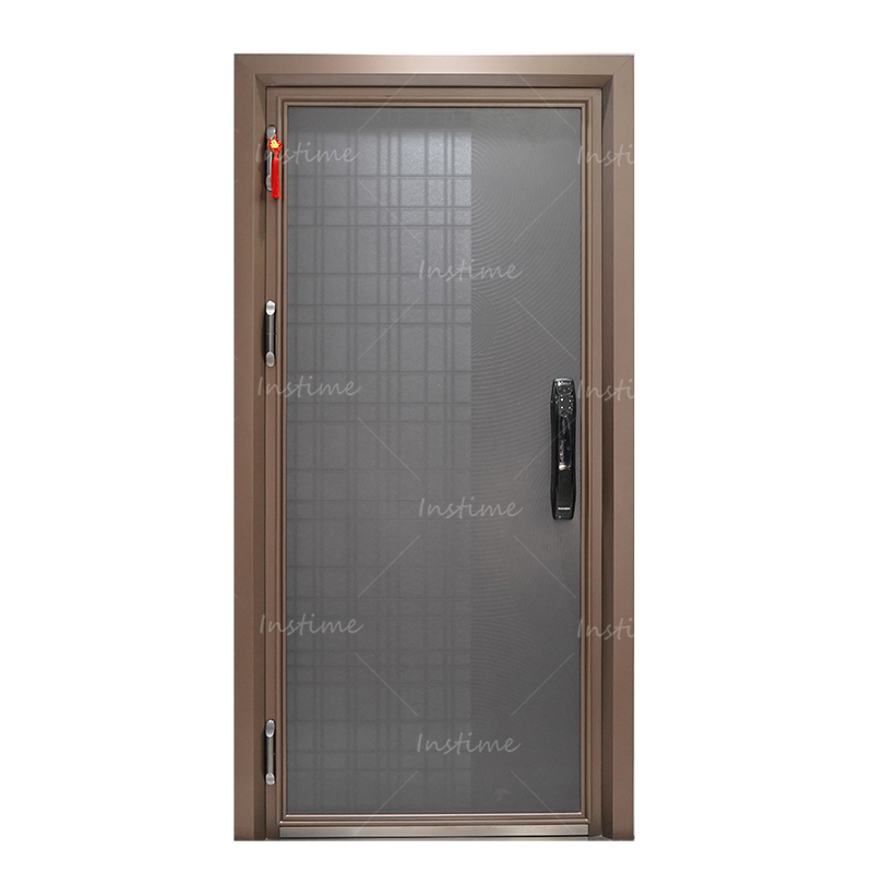 Instime Safety Soundproof Main Metal China Entry Entrance Front Security Stainless Steel Designs Doors For House