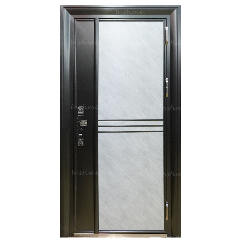 Instime Best Price Sound Proof And Wind Proof Main Gates Security Stainless Steel Pivot Door For House