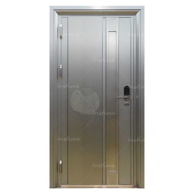 Instime Latest Design Entry Security Solid Stainless Steel Door Foshan Factory For Villa
